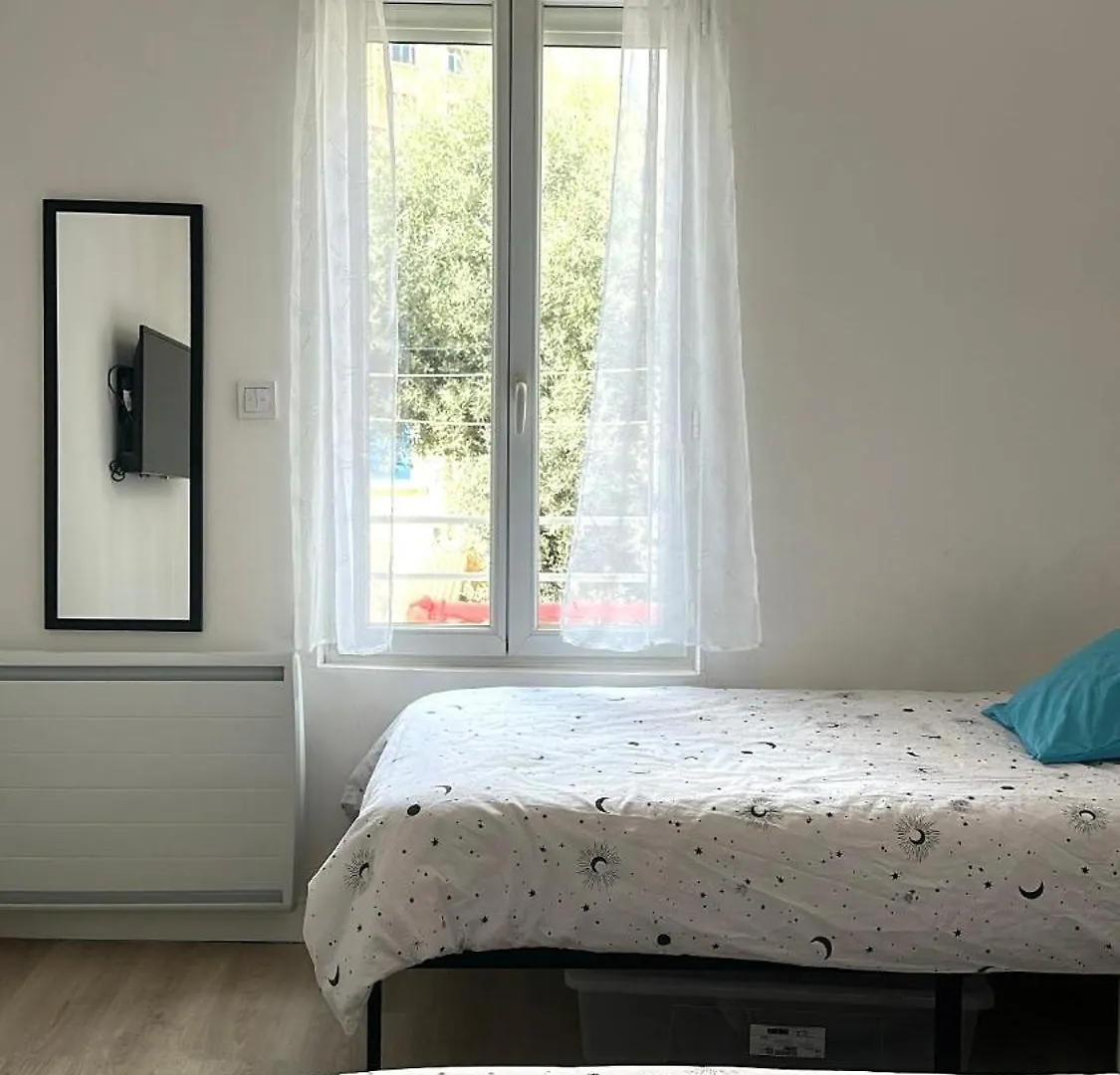 Lägenhet Flc - Charmant T3 Neuf - Saint-Charles 1,5Km - Clim Et Parking Marseille